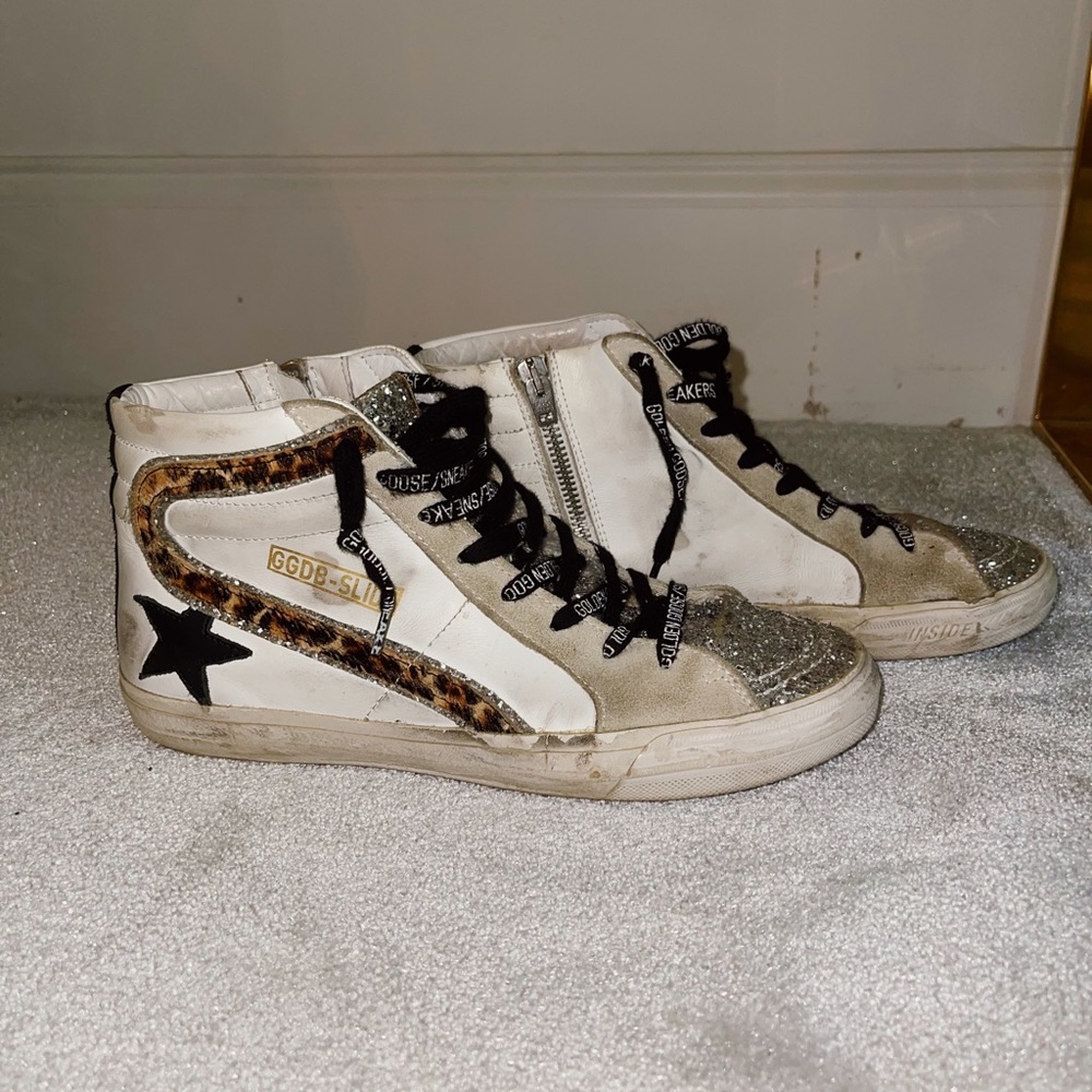 Limited edition Golden Goose slides